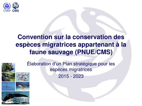 PPT Convention sur la conservation des espèces migratrices