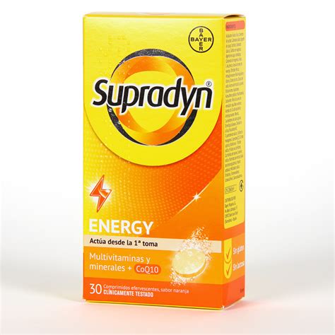 Supradyn Energy 30 comprimidos efervescentes Farmacia Jiménez