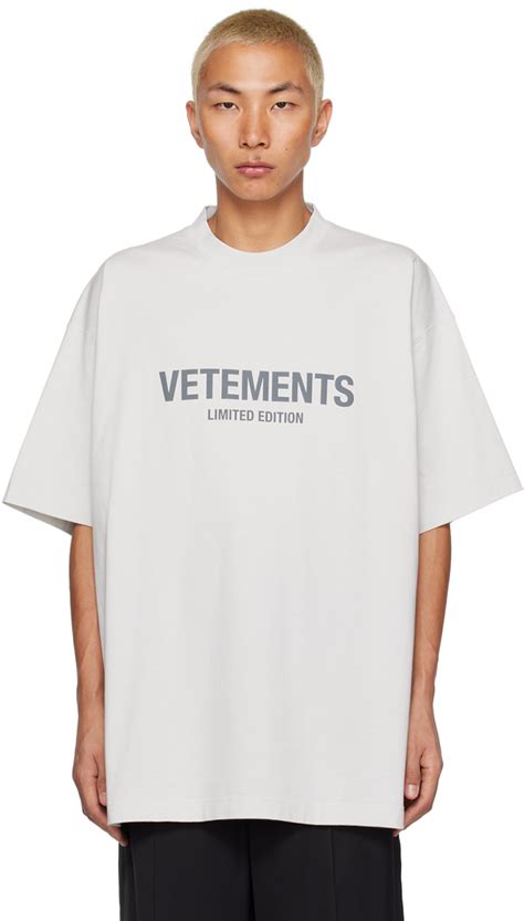 Vetements Off White Limited Edition T Shirt Ssense Uk