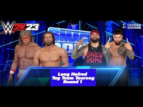 Long Hair Tag Team Tournament Round Wwe K Gameplay Ps Youtube