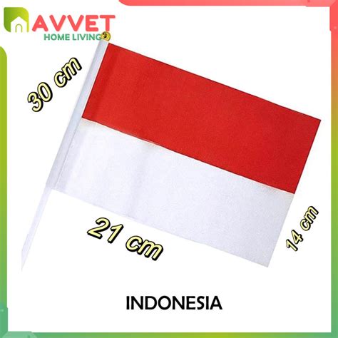 Jual Avvet Bendera Kain Merah Putih Kecil Indonesia Pawai 17 Agustusan