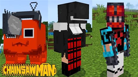 Chainsaw Man Mcpe Mod De Chainsaw Man Para Minecraft Pe Youtube