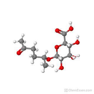 1 Methyl 4 Oxopentyl Beta D Glucopyranosiduronic Acid Structure