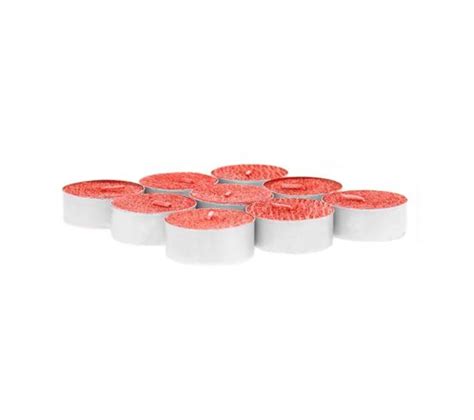 Lot De Bougies Chauffe Plat Rouge Paillet D Cm D Coration De