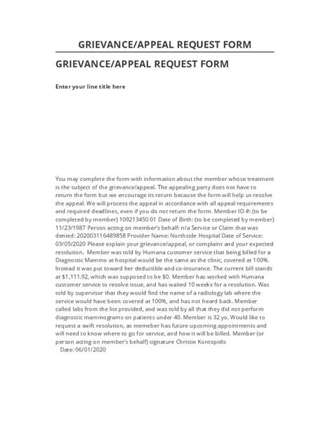 Integrate Grievance Appeal Request Form Salesforce Airslate