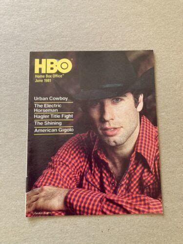 HBO Guide Home Box Office Vintage Movie Schedule Booklets, June 1981 to ...