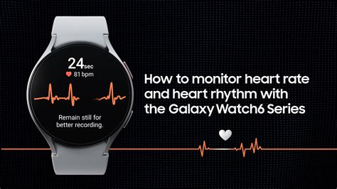 Galaxy Watch6 Watch6 Classic How To Monitor Your Heart Rate Heart