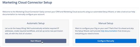 Configure The Marketing Cloud Connection Salesforce Trailhead