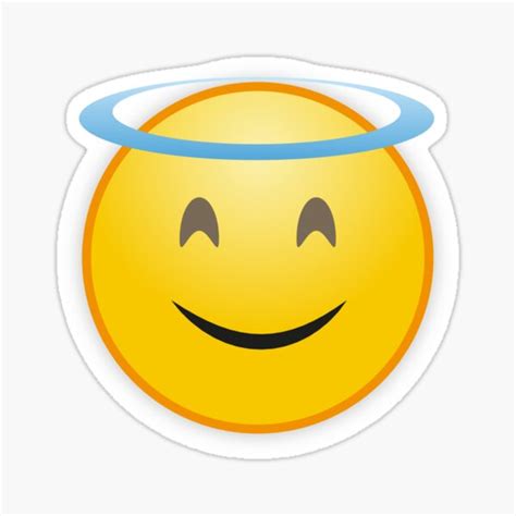 "angel emoji" Sticker for Sale by KylianJonsson | Redbubble