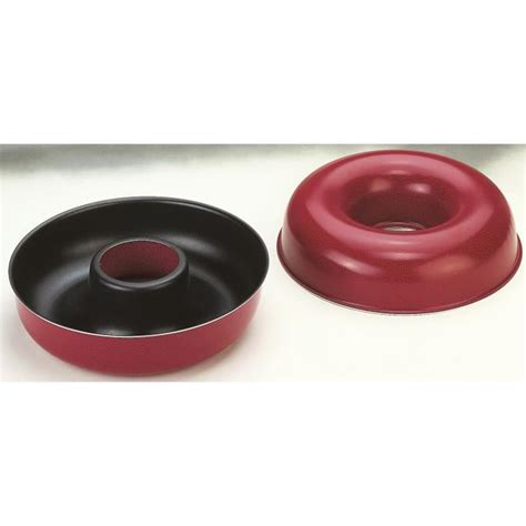 Moule A Savarin Cm Aluminium Anti Adherent Exterieur Rouge