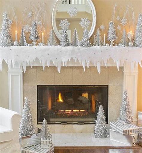 Fabulous Winter Fireplace Decor Ideas Best For Living Room