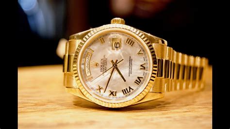 Review Rolex Day Date 36 President Mother Of Pearl 118238 Youtube