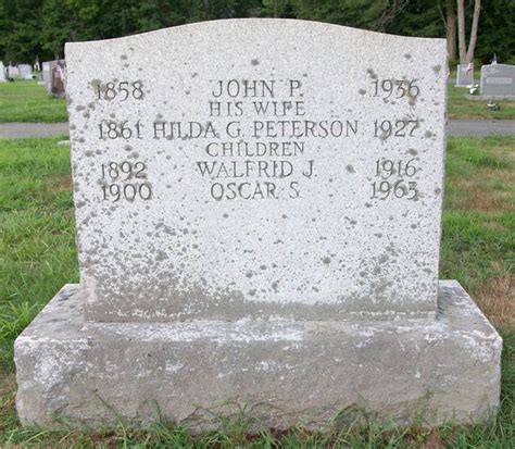 John Peter Johnson Find A Grave Memorial