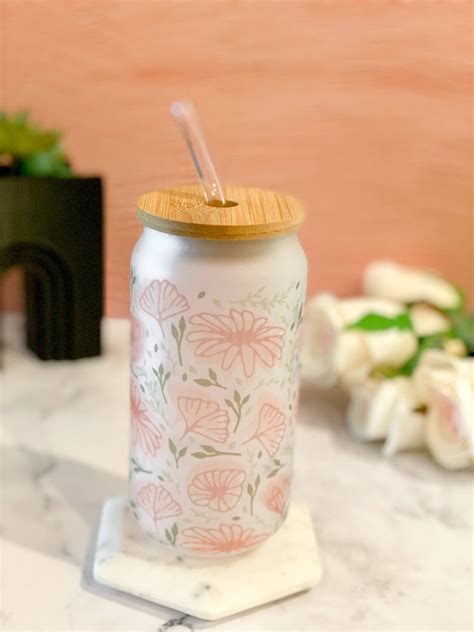 Beer Glass Can Frosted Beer Can Glass Sublimated Frosted Etsy