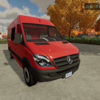 Mb Sprinter X Service Edition V Fs Mod Farming Simulator Mod