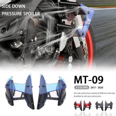 NEW Motorcycle Side Downforce Naked Spoilers Fixed Winglet Fairing Wing