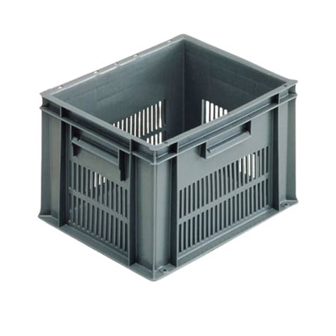 Get High Quality Ventilated Euro Stacking Containers At Plastic Crate