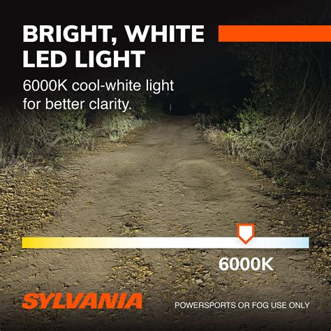 Sylvania Led Powersport Headlight Bulbs For Off Road Use Or Fog