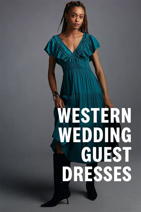 Chic Western Wedding Guest Dresses You Ll Love Casual Wedding