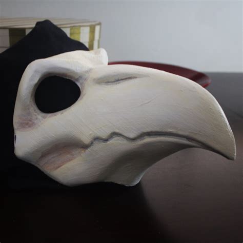 Raven Skull Mask Nevermore Inspired Mask Wearable Etsy