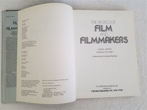 The World of Film and Filmmakers - A Visual History - by Don Allen 1979