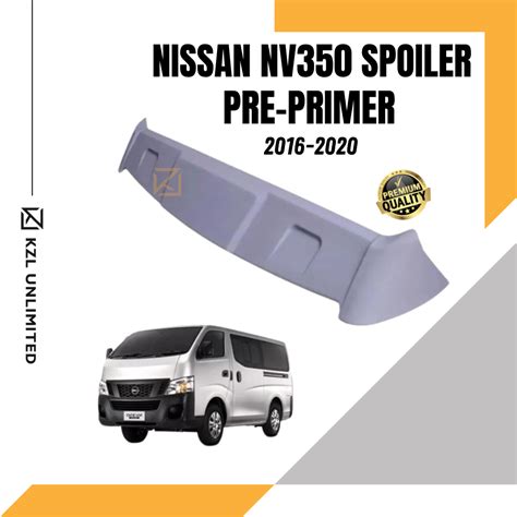 Nissan Urvan NV350 2016 2020 Rear Window High Roof Spoiler Pre Primer