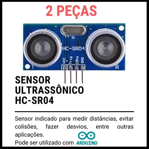 Cerne Tecnologia e Treinamento Sensor de Distância Ultrassom HC SR04