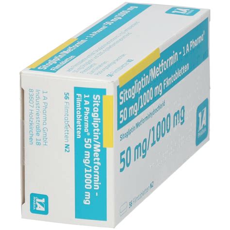 Sitagliptin Metformin A Pharma Mg Mg Fta St Mit Dem E