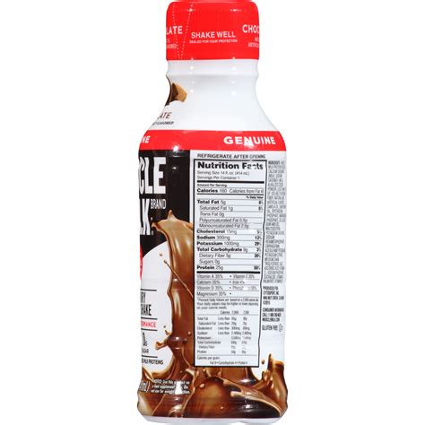 Muscle Milk Genuine Zero Sugar Non Dairy Protein Shake Chocolate