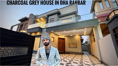 Marla Charcoal Grey Practical House For Sale In Dha Rahber Lahore