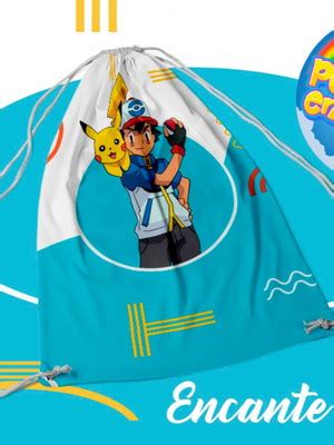 Mochilinha Pokemon Pronta Entrega Compre Produtos Personalizados No Elo7