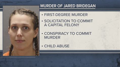 Jared Bridegans Ex Wife Expected To Plead Not Guilty In Connection To