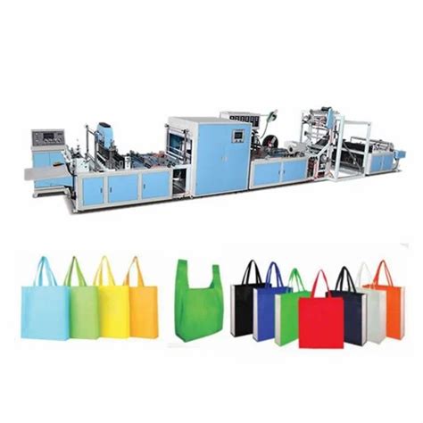 Non Woven Box Bag Making Machine With Online Loop Handle At Rs 2900000