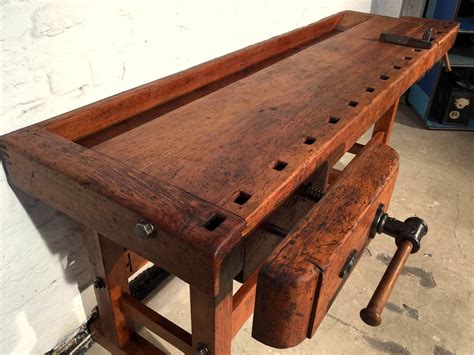 Vintage German Carpenters Workbench For Sale At Pamono