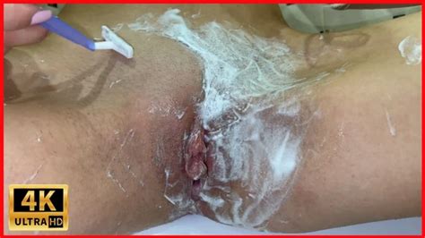 Unshaven Pussy Shaving Close Up POV Russian Body Hair Fetish Porn