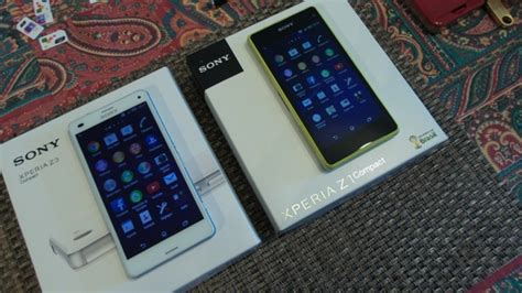 Test Comparatif Sony Xperia Z3 Compact Vs Sony Xperia Z1 Compact Top