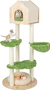 Amazon PETSITE 55 Inches Tall Cat Tree Multi Level Modern Cat