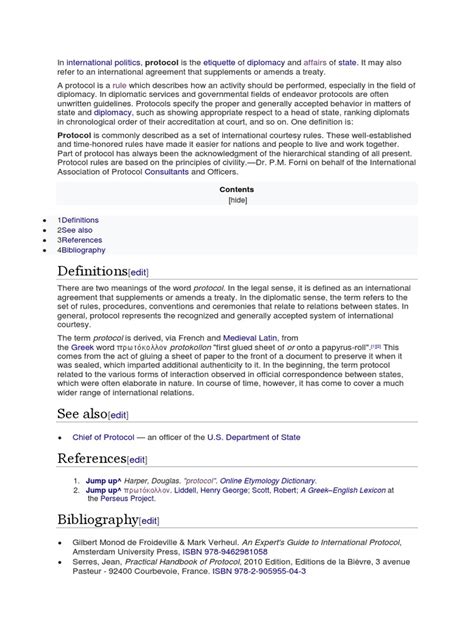 fundamentals  protocol rules procedures  conventions