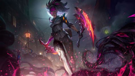 League Of Legends Wallpaper 1920x1080 Akali