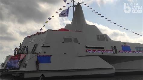 KASAL Launching KRI Golok 688 Di Perairan Banyuwangi