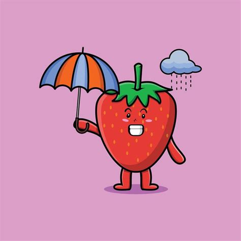 Dancing Strawberry Clip Art