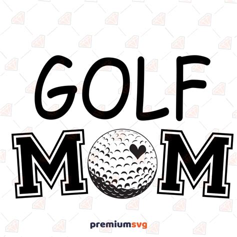 Golf Mom SVG, Golf Shirt SVG Digital Design | PremiumSVG