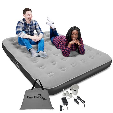 Enerplex Never Leak Camping Series Queen Camping Airbed With High Speed