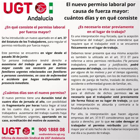 El nuevo permiso de fuerza mayor cuántos días y en qué consiste