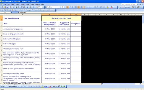 Wedding Planning Checklist Template Excel | Template.vercel.app