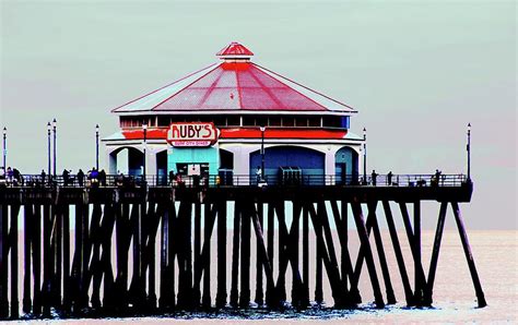 Rubys Diner Huntington Beach Pier Photograph By Carol Tsiatsios Pixels