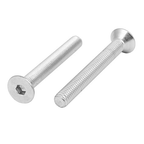 M X Mm Stainless Steel Flat Head Hex Socket Cap Screws Din