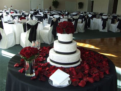 Beautiful Cake Table A Memory Lane Event Black White And Red