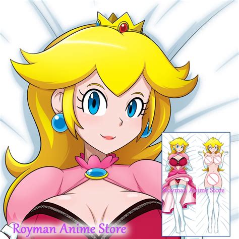 Dakimakura Anime Princess Peach Double Sided Print Life Size Body Pillow Cover