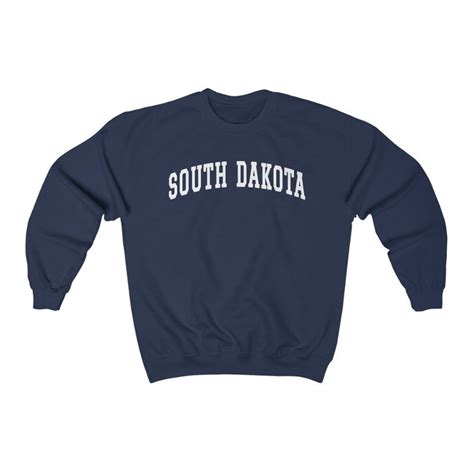 South Dakota College Style Sweatshirt South Dakota Sweater Etsy